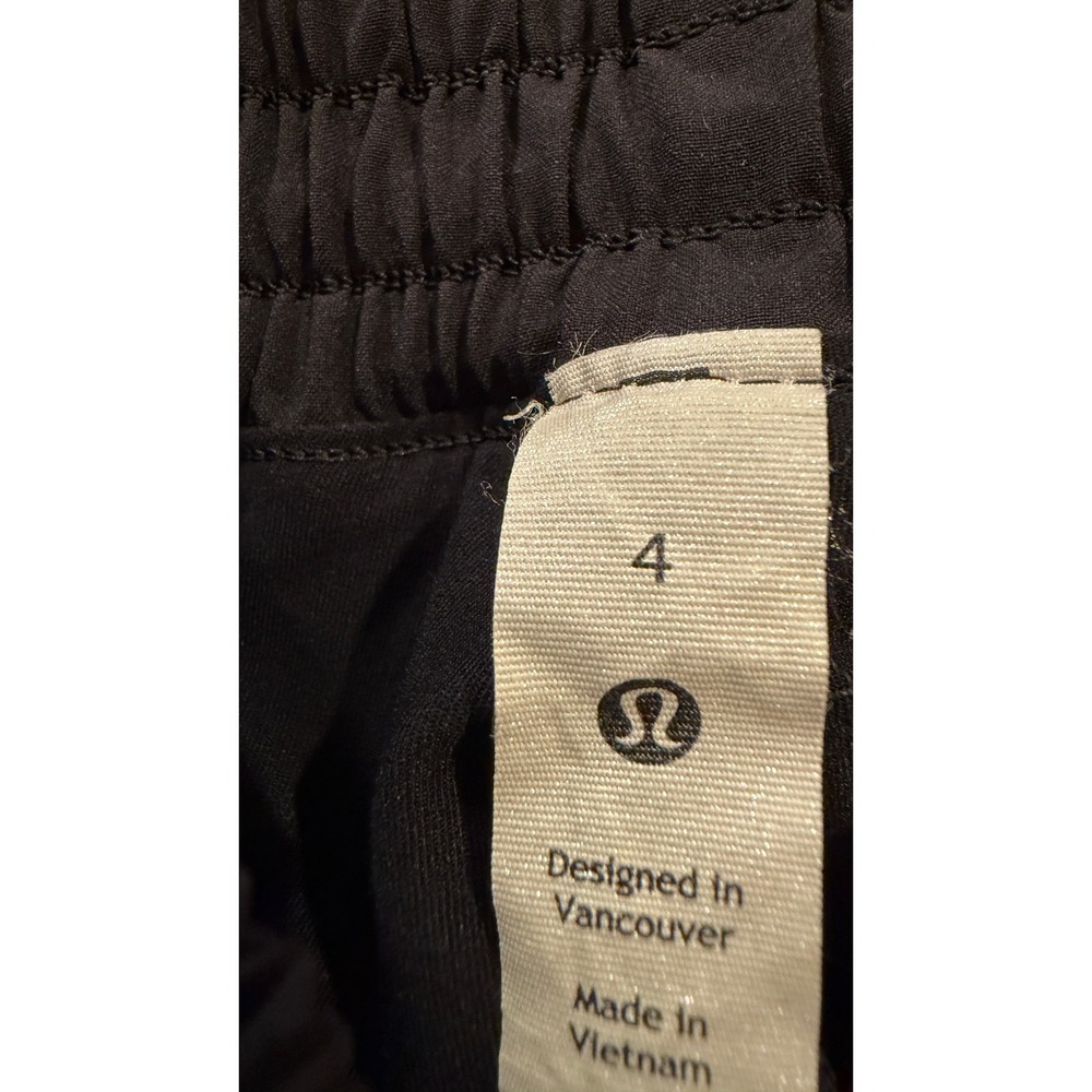 Lululemon Black Athletic Skort with Mesh Trim and Built-in Shorts Size 4 - Picture 6 of 16